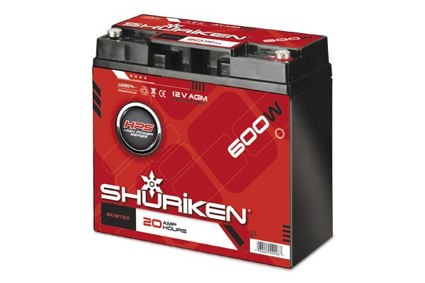 Shuriken 600 Watt/ 20 Amp Hours... 