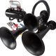 Horn Blasters Outlaw 127V Black Train Horn Kit (1.5 gallon)