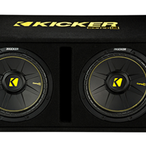 Kicker Dual 12" CompC Loaded Enclosure(DCWC122)